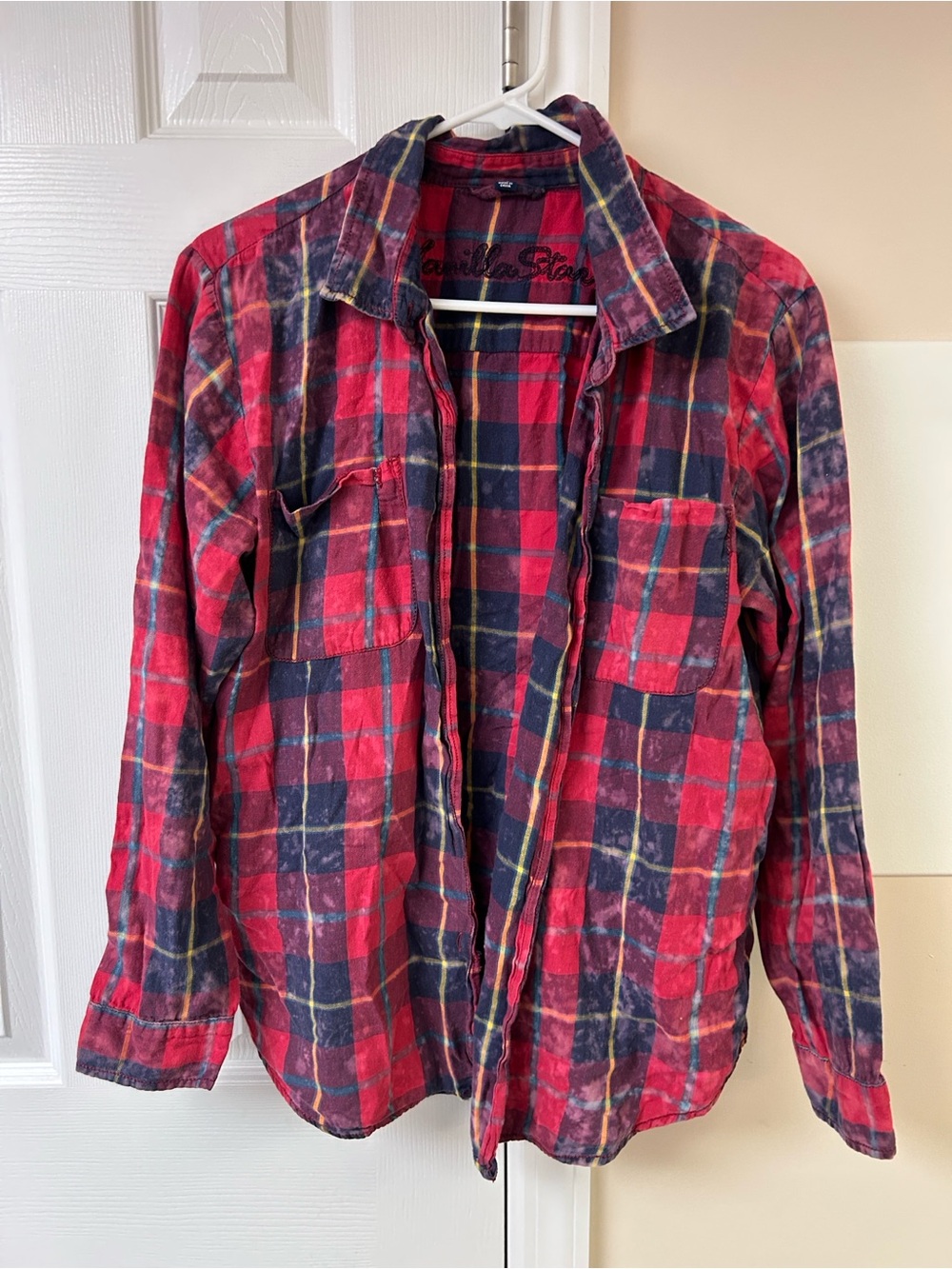 Vanilla Star Plaid Button Down Shirt